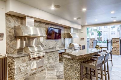 Gourmet Kitchen With Island at Domain at CityCentre, Texas, 77024
